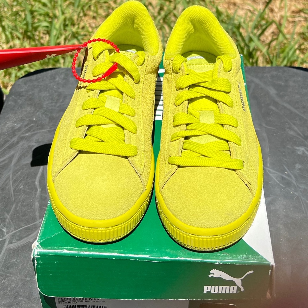 Puma Sulphuric spring-puma silver, kids 12.5